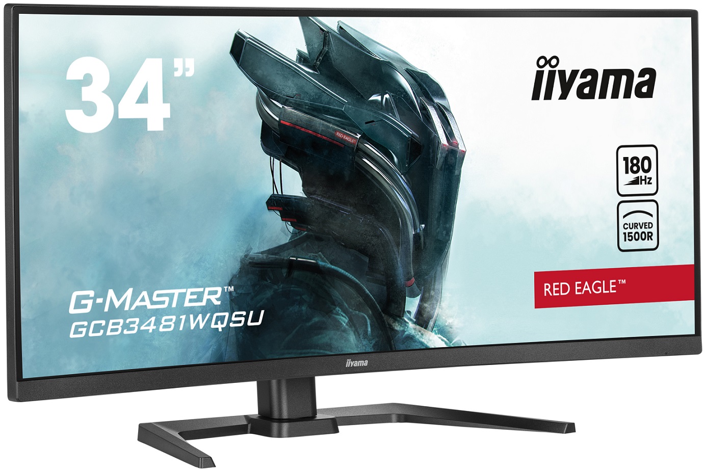 Obrázek iiyama G-Master/GCB3481WQSU-B1/34"/VA/3440x1440/180Hz/0,3ms/Black/3R