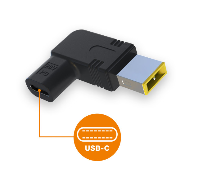 Obrázek Aligator USB-C napájecí redukce 11 x 4,5 mm pro notebooky Lenovo