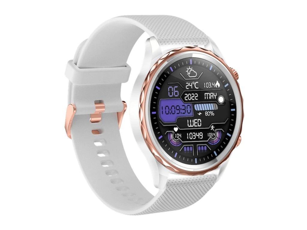 Obrázek CARNEO Queen HR+/44mm/Rose Gold/Sport Band/White