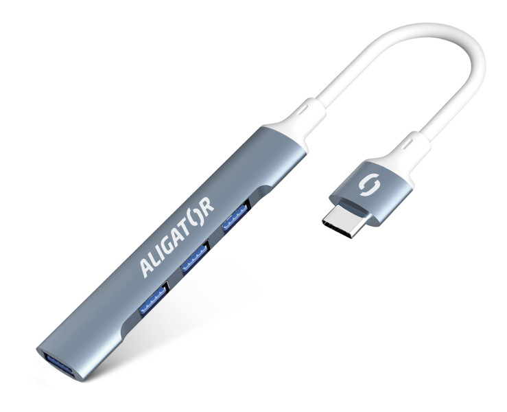 Obrázek Aligator Hub USB-C / 4x USB