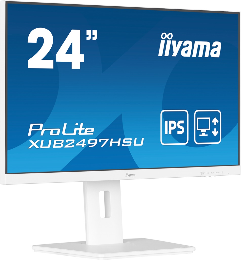 Obrázek iiyama ProLite/XUB2497HSU-W2/23,8"/IPS/FHD/100Hz/1ms/White/3R