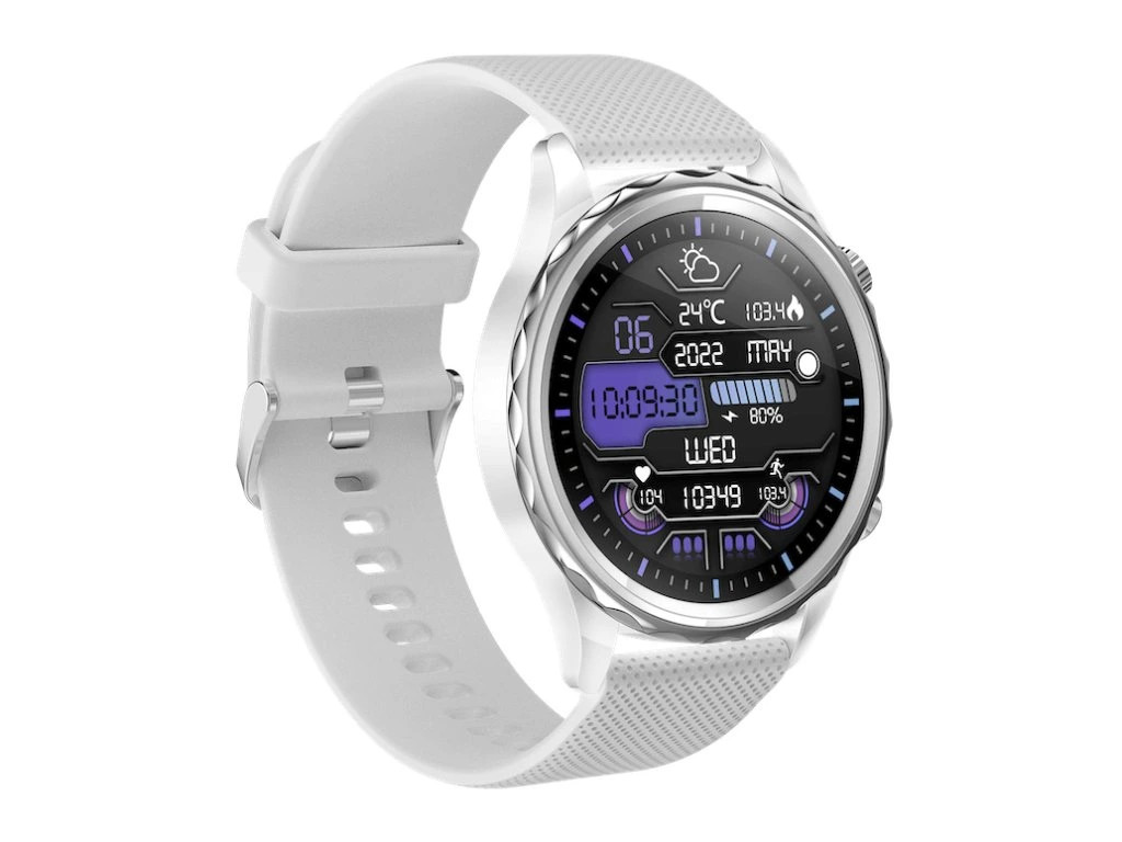 Obrázek CARNEO Queen HR+/44mm/Silver/Sport Band/White