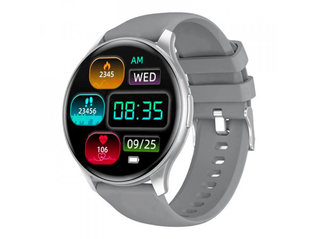 CARNEO Gear+ Essential 2nd Gen/44mm/Silver/Sport Band/Gray