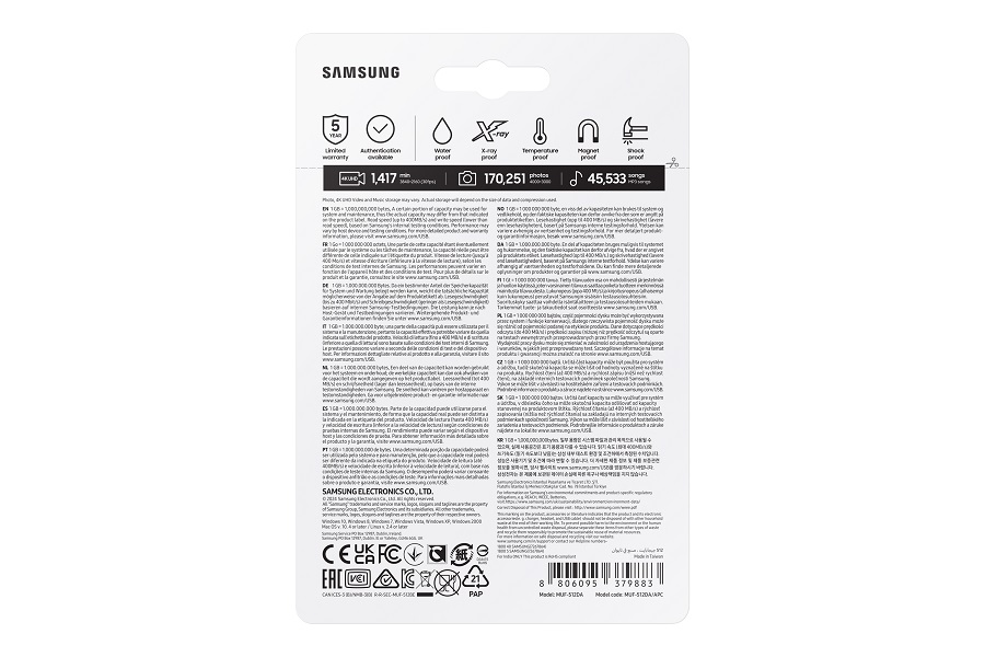 Obrázek Samsung/512GB/USB 3.2/USB-C/Modrá