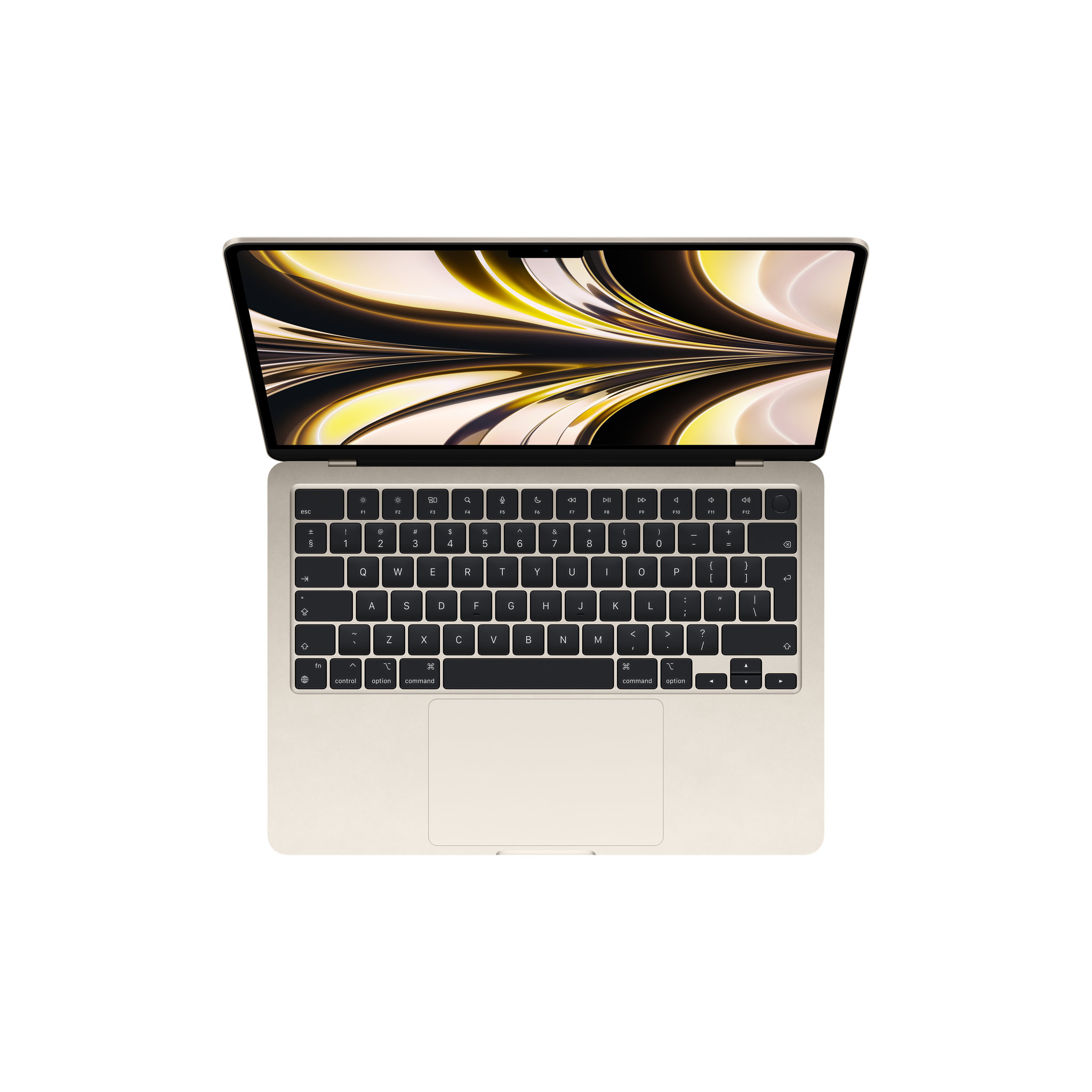 Obrázek MacBook Air 13" Apple M2 8core CPU, 8core GPU, 16GB, 256GB SSD, CZ, hvězdně bílý