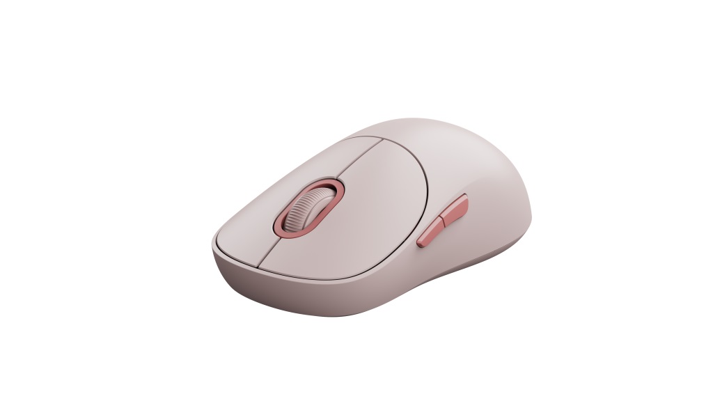 Xiaomi Wireless Mouse 3/Kancelářská/Optická/1 200 DPI/USB+BT/Růžová