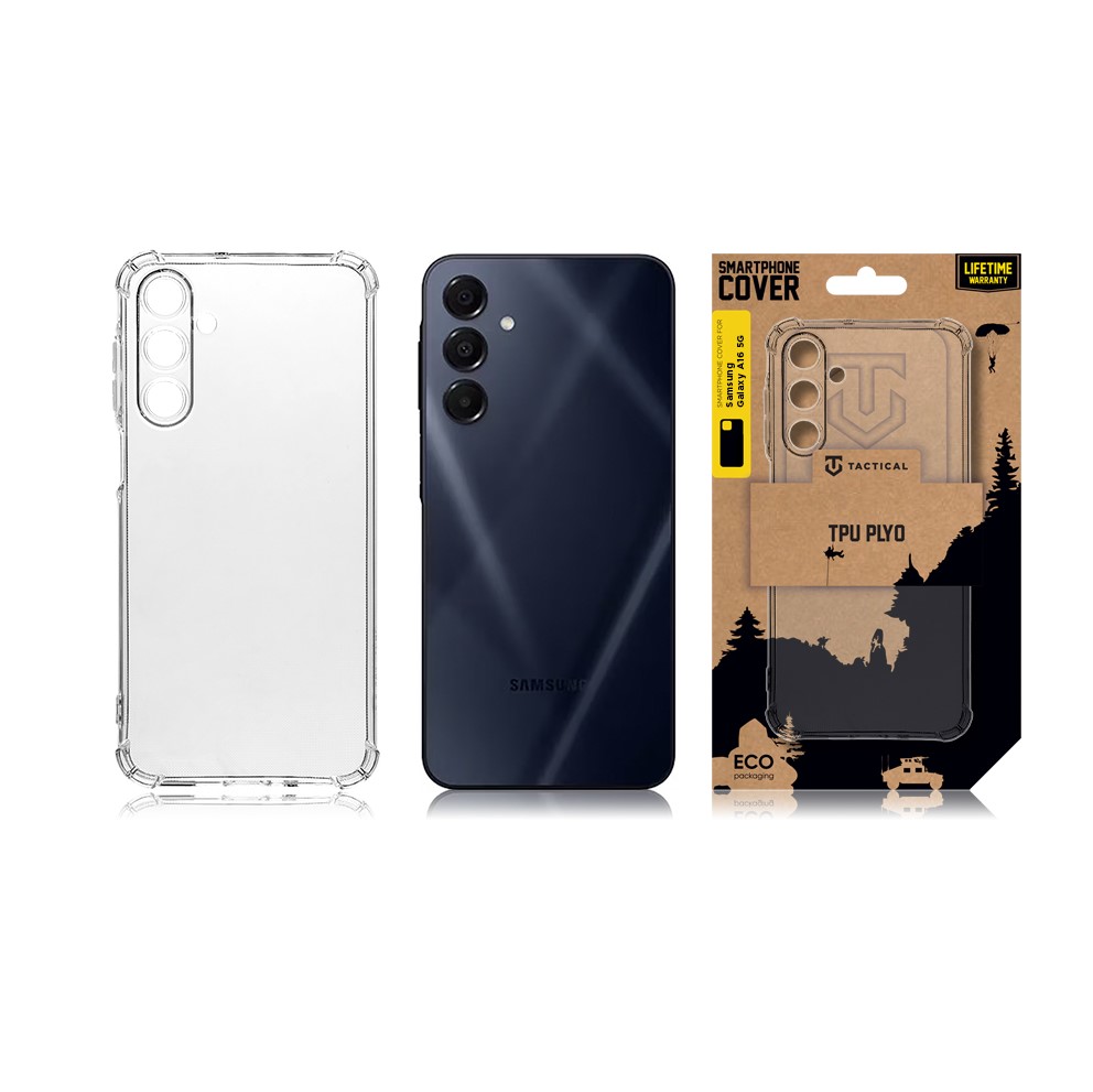 Obrázek Tactical TPU Plyo Kryt pro Samsung Galaxy A16 5G Transparent