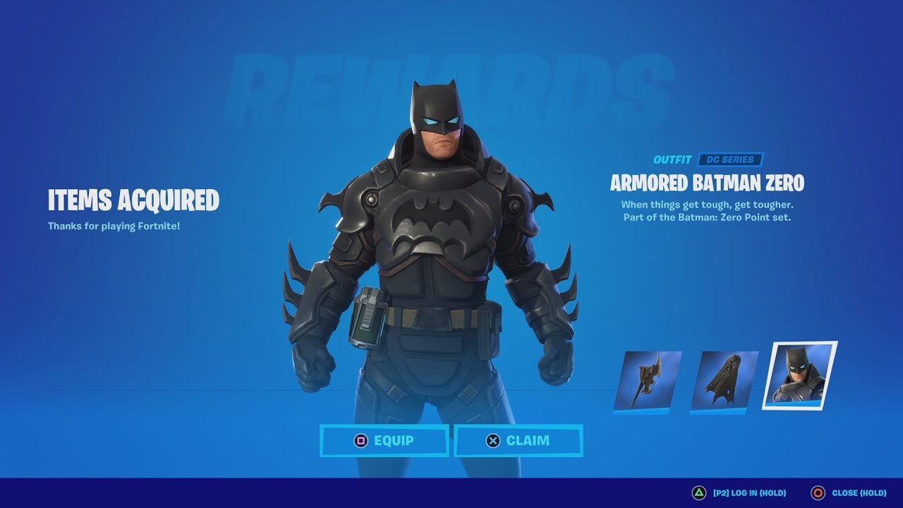 Obrázek ESD Fortnite Armored Batman Zero Skin