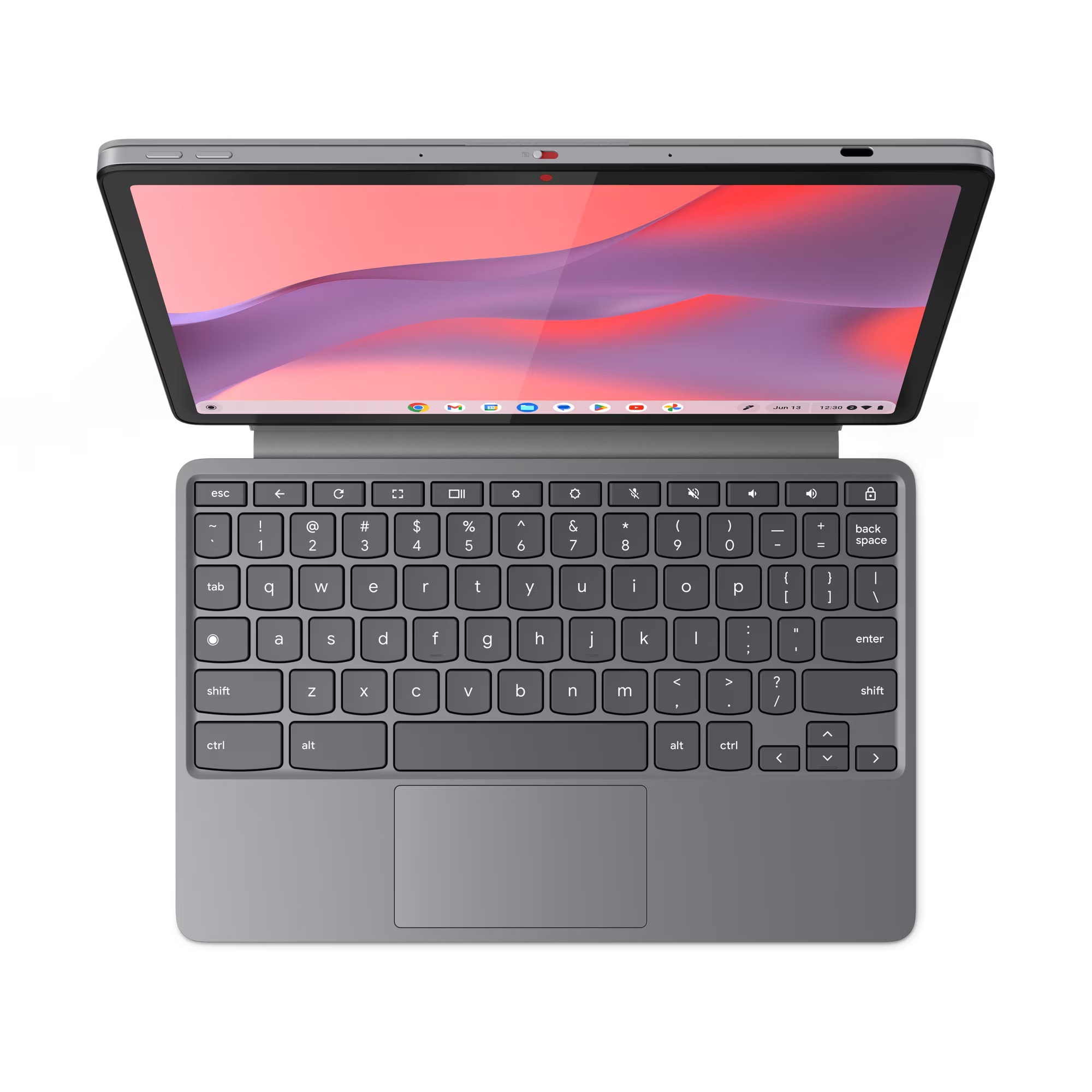 Obrázek Lenovo Chromebook Duet/11M889/Kompanio 838/10,95"/WUXGA/T/4GB/64GB eMMC/Mali G57/Chrome/Gray/2R