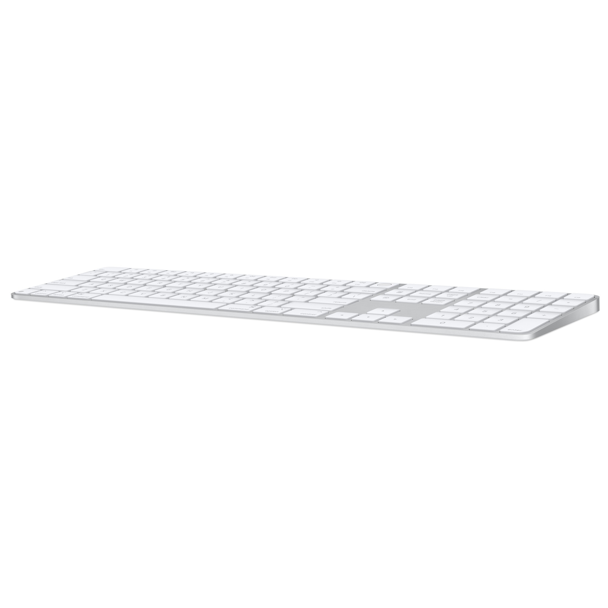 Obrázek Apple Magic Keyboard Numeric Touch ID/Bezdrátová Bluetooth/CZ layout/Bílá