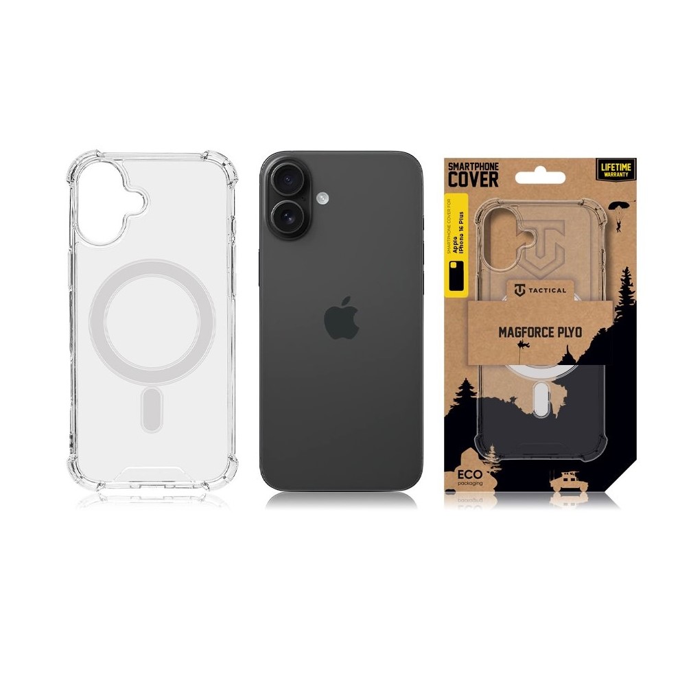 Obrázek Tactical MagForce Plyo Kryt pro Apple iPhone 16 Plus Transparent