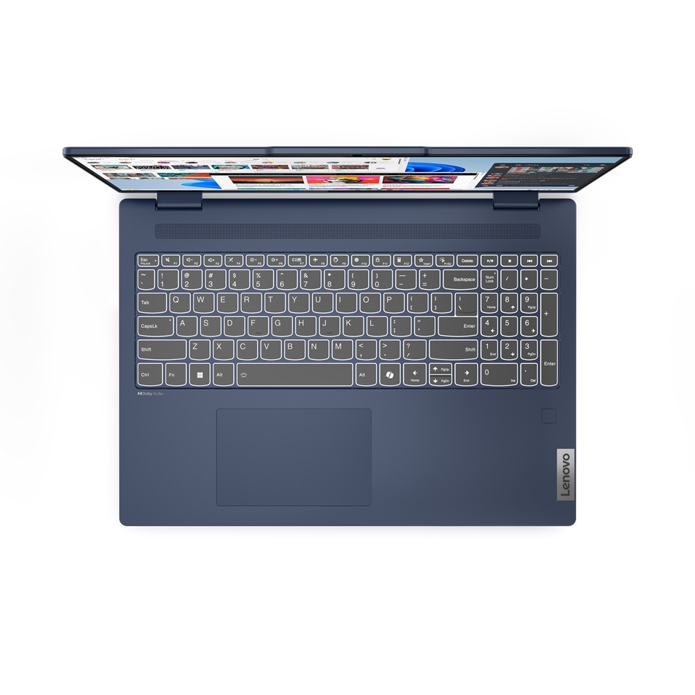 Obrázek Lenovo IdeaPad 5 2-in-1/16IRU9/5-120U/16"/2048x1280/T/16GB/512GB SSD/Iris Xe/W11H/Blue/2R