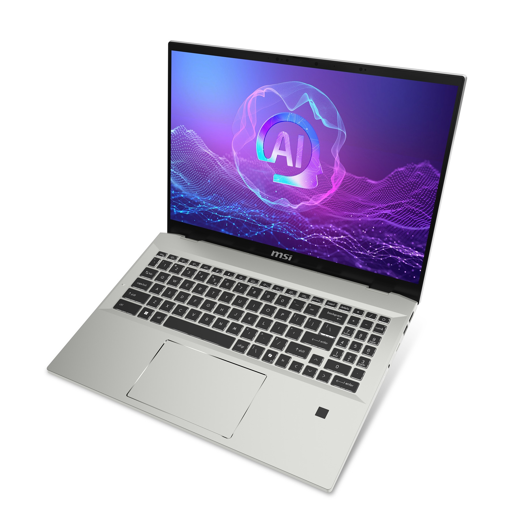 Obrázek MSI Prestige/A16 AI+ A3HMG/AI9-365/16"/2560x1600/32GB/1TB SSD/AMD int/W11P/Silver/2R