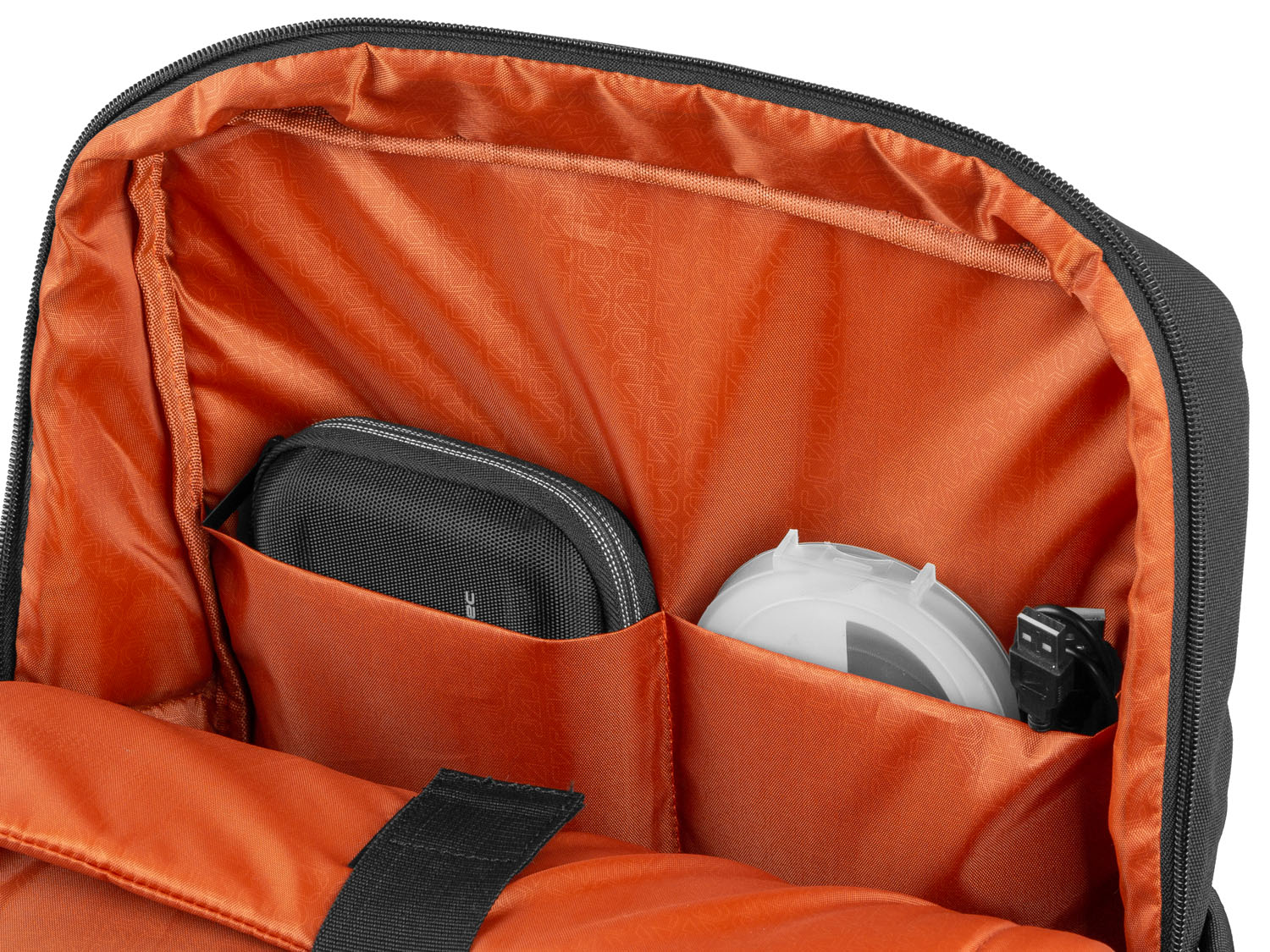 Obrázek Batoh pro nb Natec NIALA 15,6", 18 L, černá - oranžová