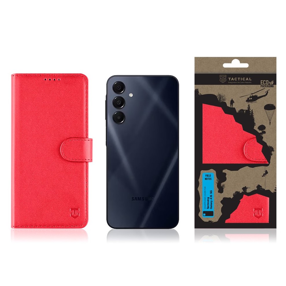 Obrázek Tactical Field Notes pro Samsung Galaxy A16 5G Red