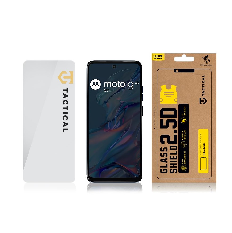 Obrázek Tactical Glass Shield 2.5D sklo pro Motorola G45 Clear