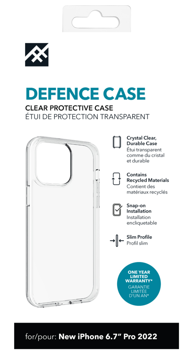 Obrázek ZAGG Cases Defence iPhone 14 Pro Max průhledný