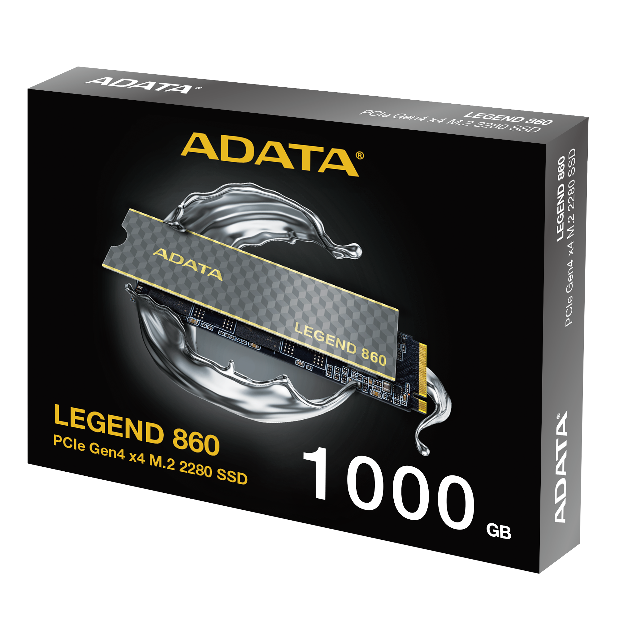 Obrázek ADATA LEGEND 860/1TB/SSD/M.2 NVMe/Černá/Heatsink/5R