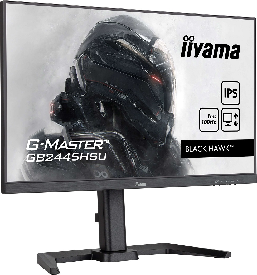 Obrázek iiyama G-Master/GB2445HSU-B2/23,8"/IPS/FHD/100Hz/1ms/Black/3R