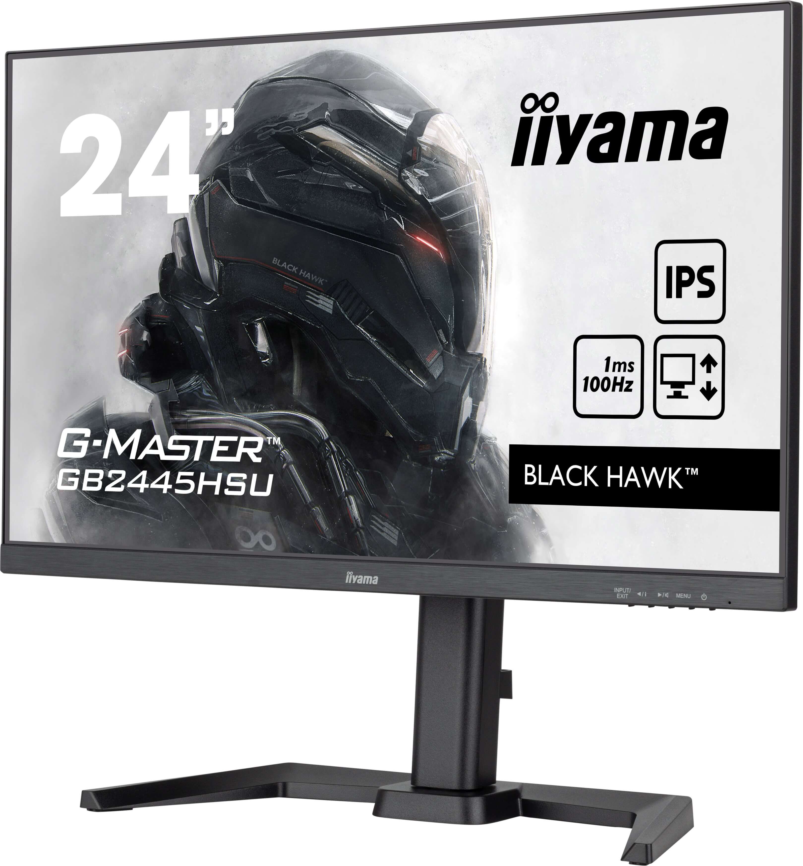 Obrázek iiyama G-Master/GB2445HSU-B2/23,8"/IPS/FHD/100Hz/1ms/Black/3R