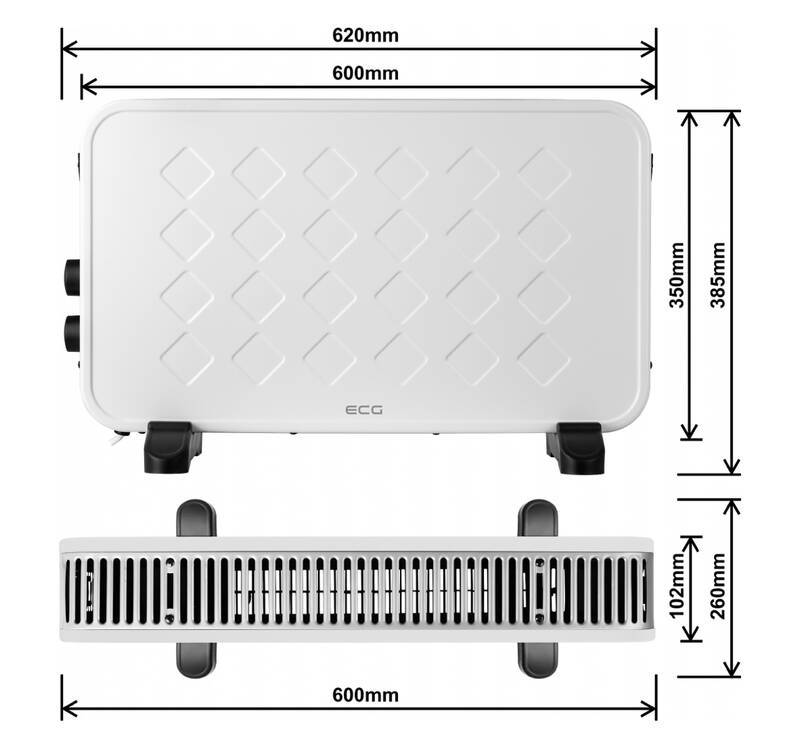 Obrázek ECG TK 2070 White