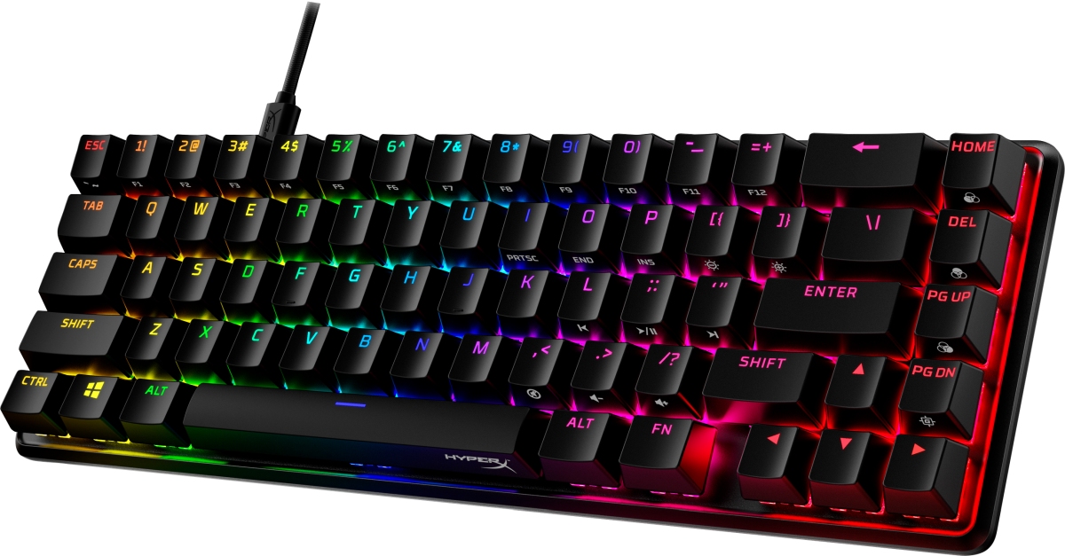 Obrázek HyperX Alloy Origins 65/Drátová USB/US layout/Černá