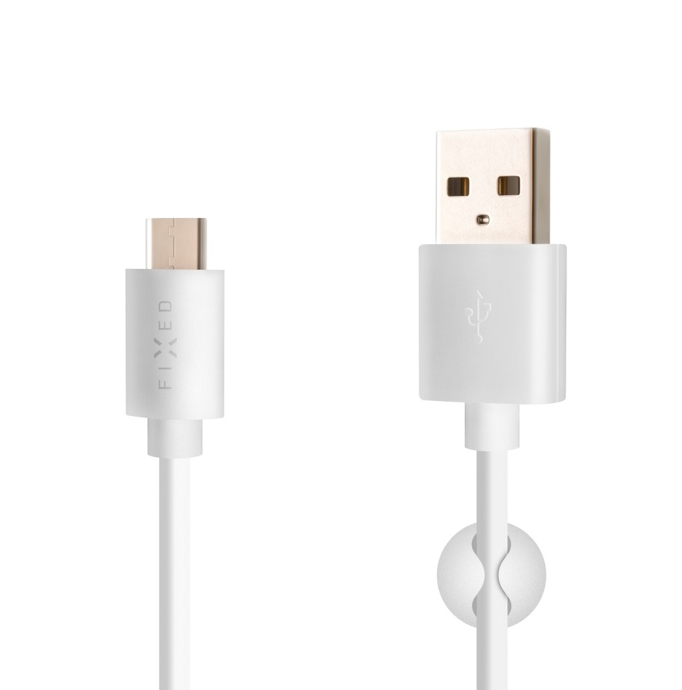 Datový a nabíjecí kabel FIXED s konektory USB/USB-C