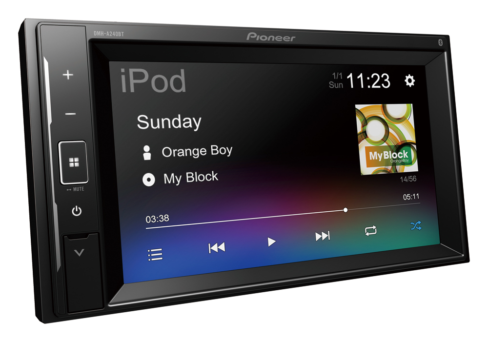 Obrázek Pioneer DMH-A240BT 2DIN autorádio s LCD displejem a Bluetooth