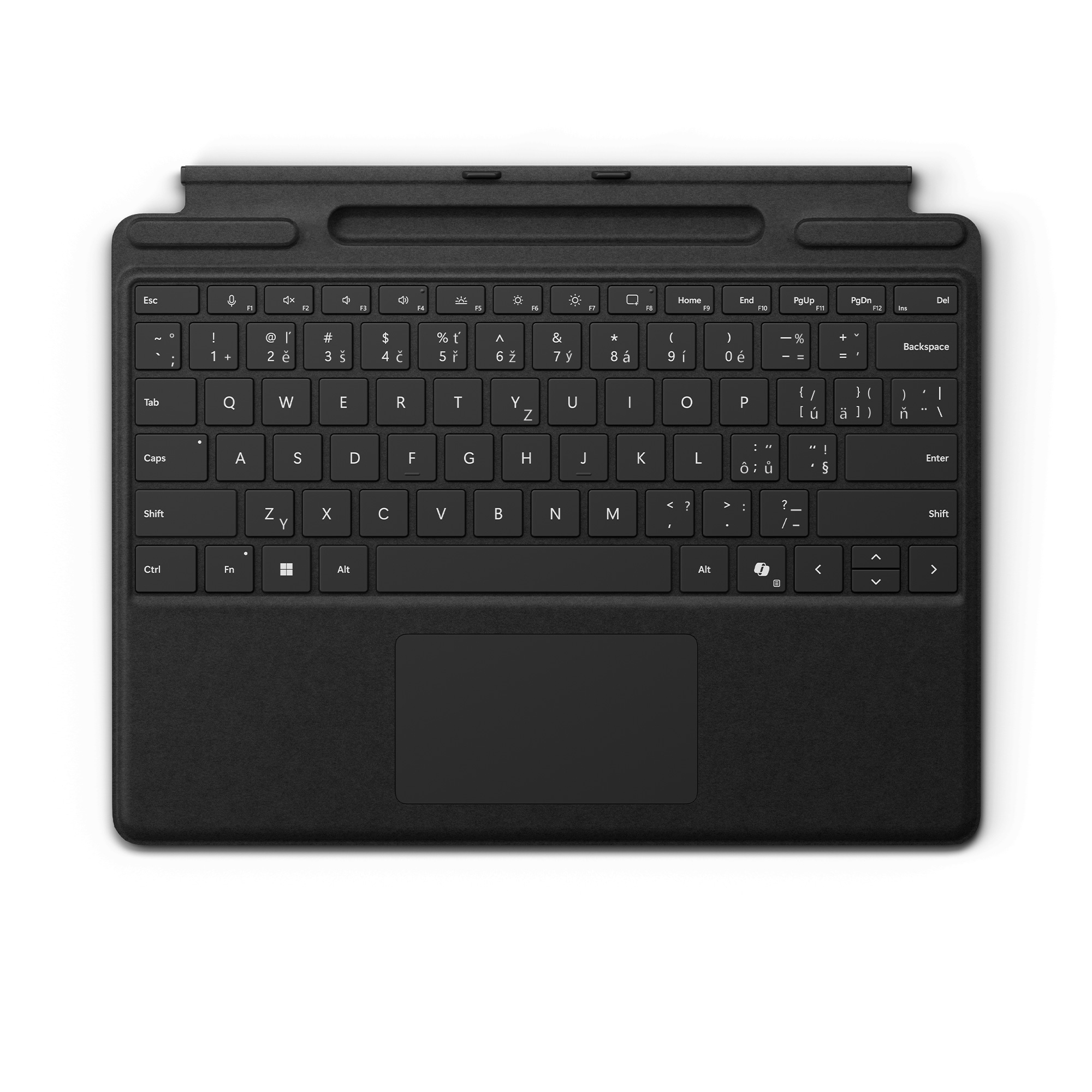 Obrázek Microsoft Surface Pro Keyboard with Slim Pen Storage (Black), CZ&SK (potisk)