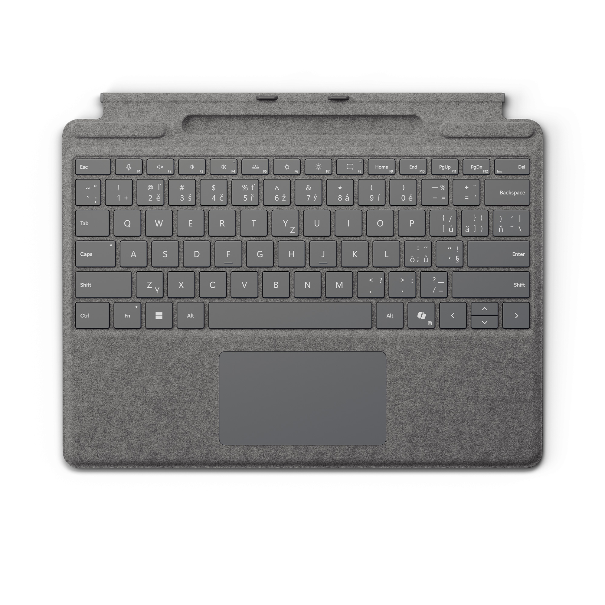 Microsoft Surface Pro Keyboard with Slim Pen Storage (Platinum), CZ&SK