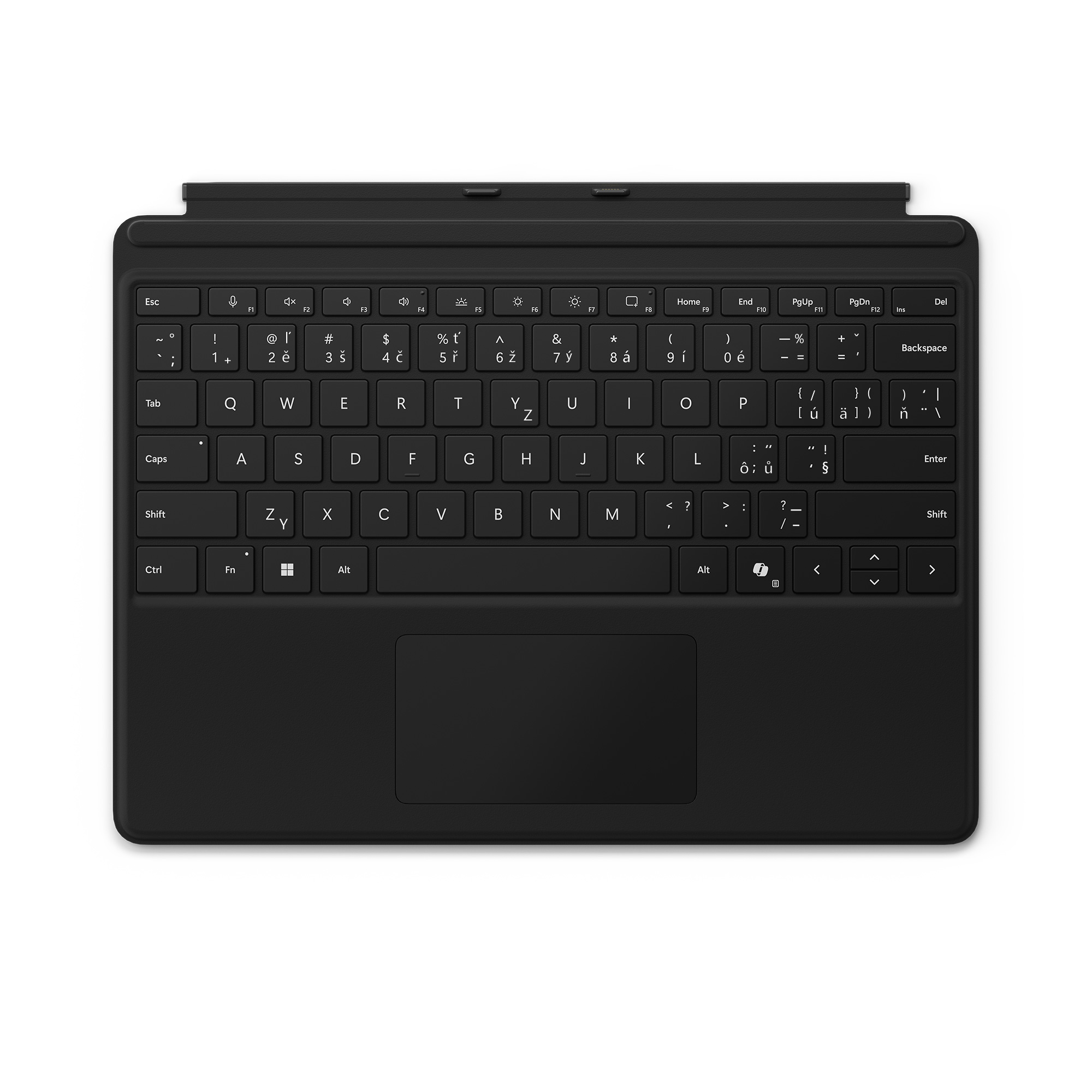 Obrázek Microsoft Surface Pro Keyboard (Black), CZ&SK (potisk)