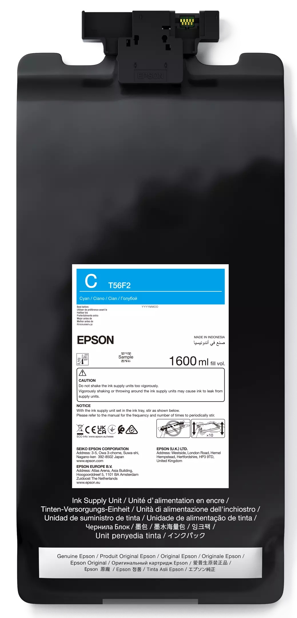 Epson P-Series 64" Cyan IIPS Ink 1600ml