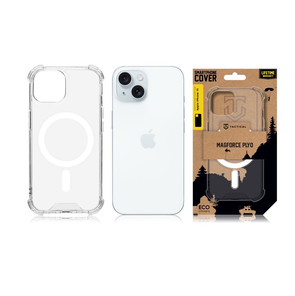 Obrázek Tactical MagForce Plyo Kryt iPhone 15 Transparent