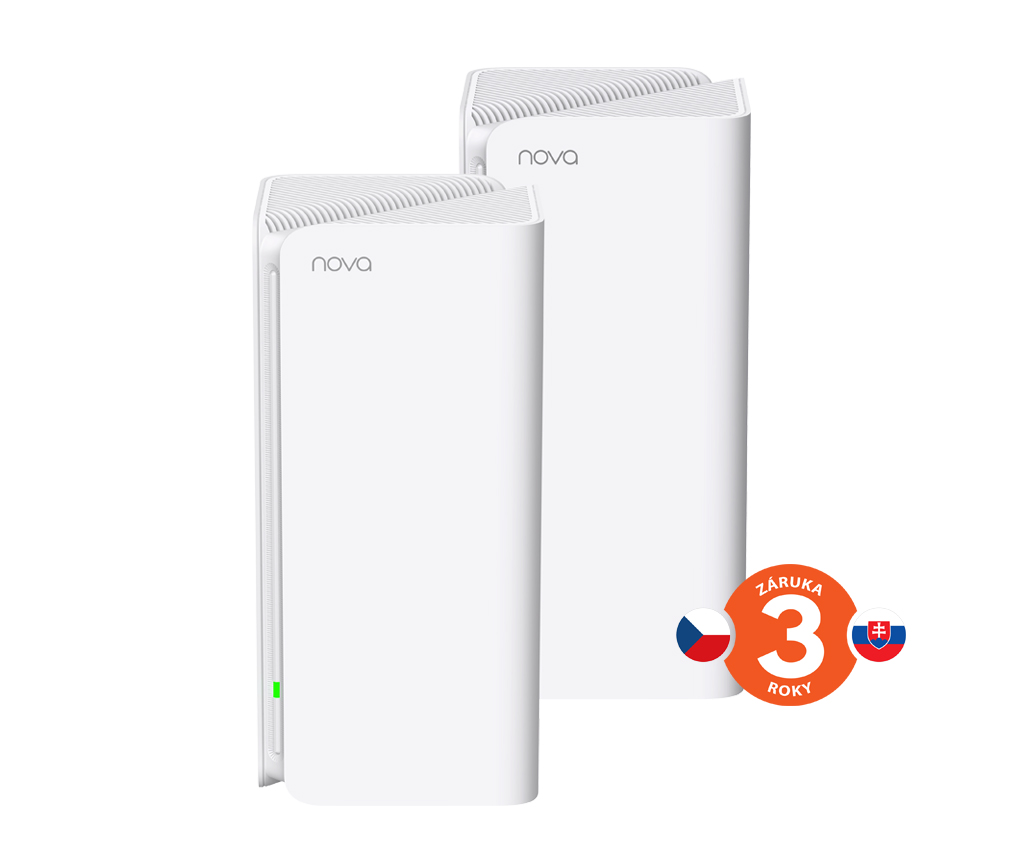 Obrázek Tenda Nova MX15 Pro (2-pack) WiFi 6 AX5400 Mesh Gigabit system, 6x GLAN/GWAN, WPA3, VPN, CZ app