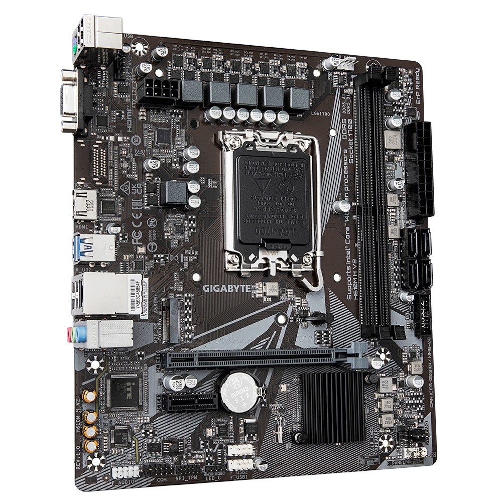 Obrázek GIGABYTE H610M H V2/LGA 1700/mATX