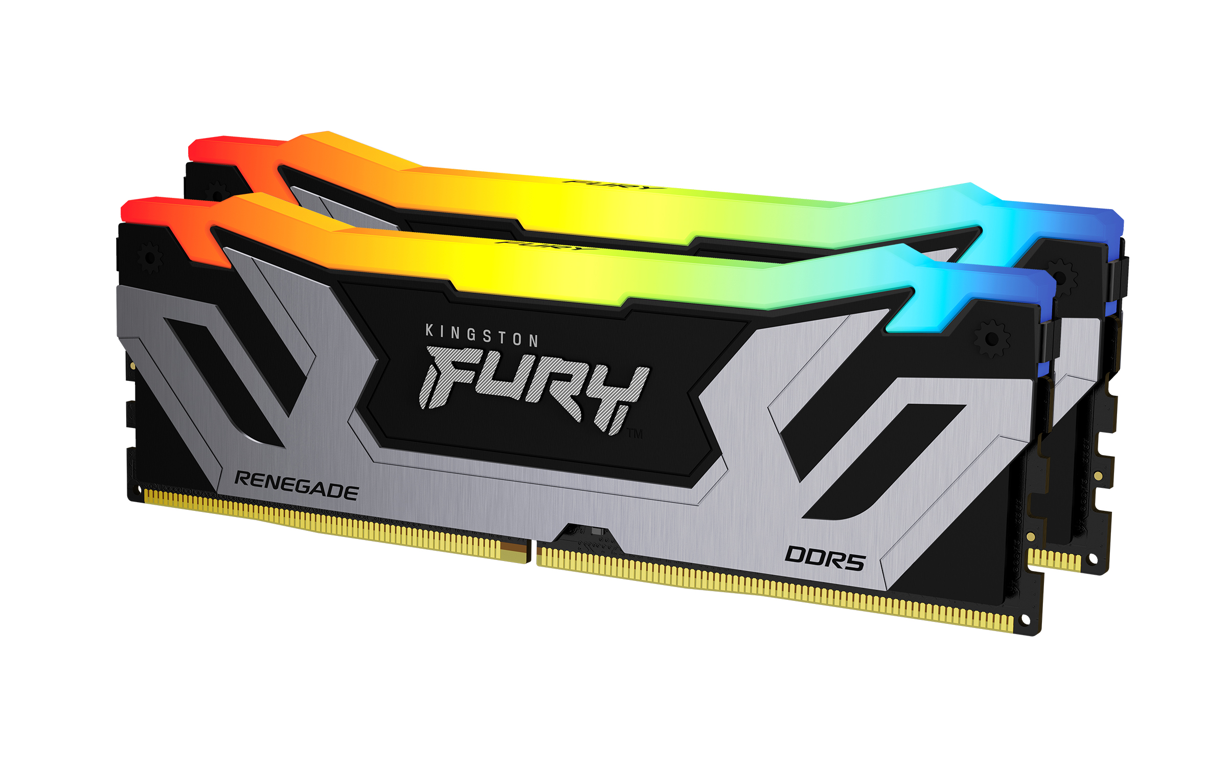 Kingston FURY Renegade/CUDIMM DDR5/48GB/8400MHz/CL40/2x24GB/RGB/Black/Silv