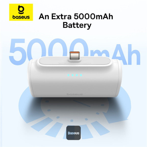 Obrázek Baseus power banka 5000mAh 20W USB-C bílá