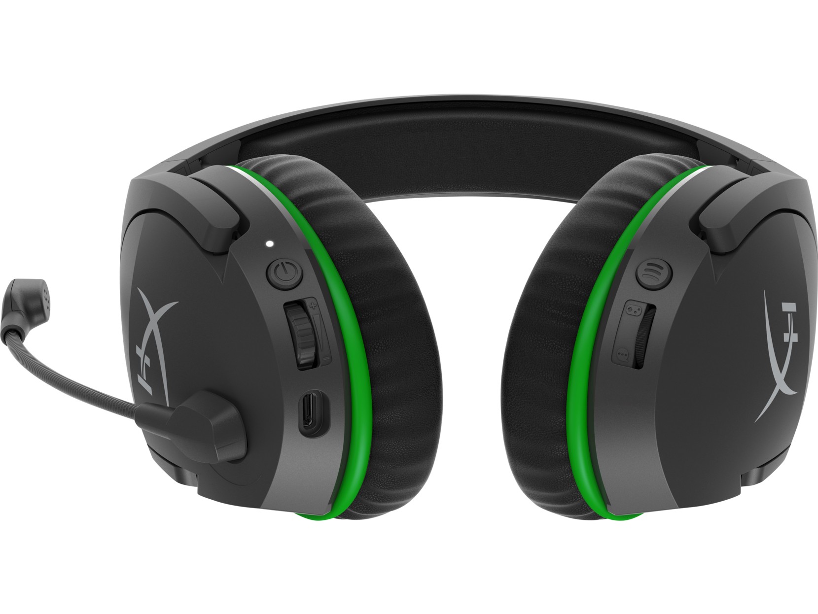 Obrázek HyperX CloudX Stinger Core/Stereo/ANC/BT/Bezdrát/Šedá-zelená