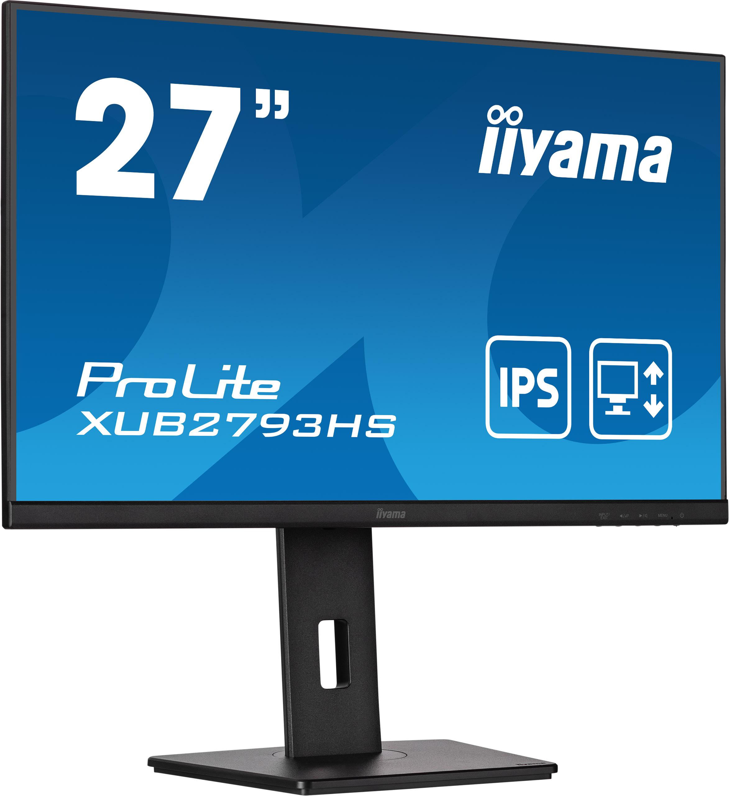 Obrázek 27" iiyama XUB2793HS-B7:IPS,FHD,100Hz,HDMI,DP,HAS