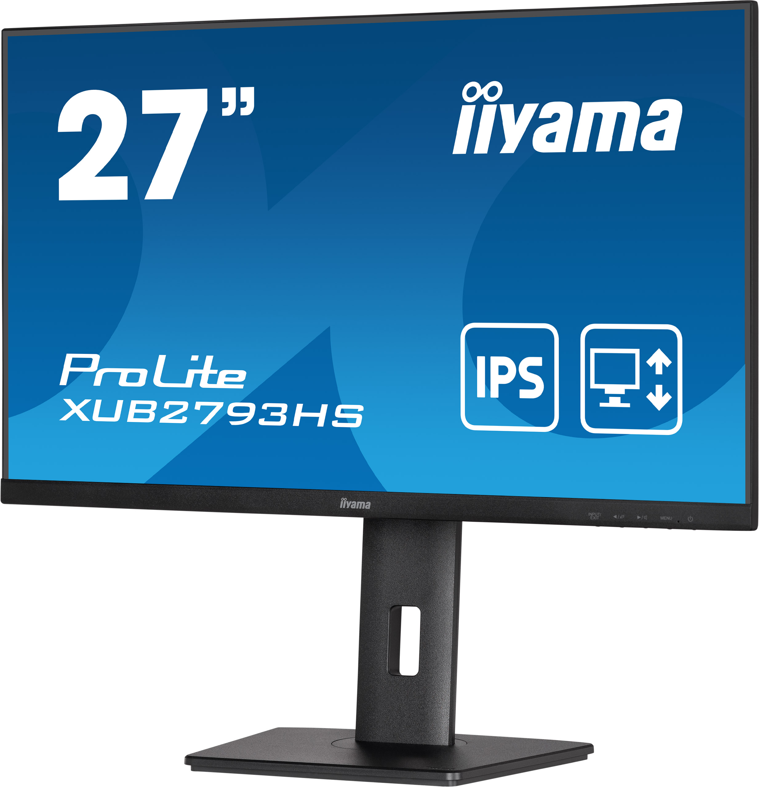 Obrázek 27" iiyama XUB2793HS-B7:IPS,FHD,100Hz,HDMI,DP,HAS