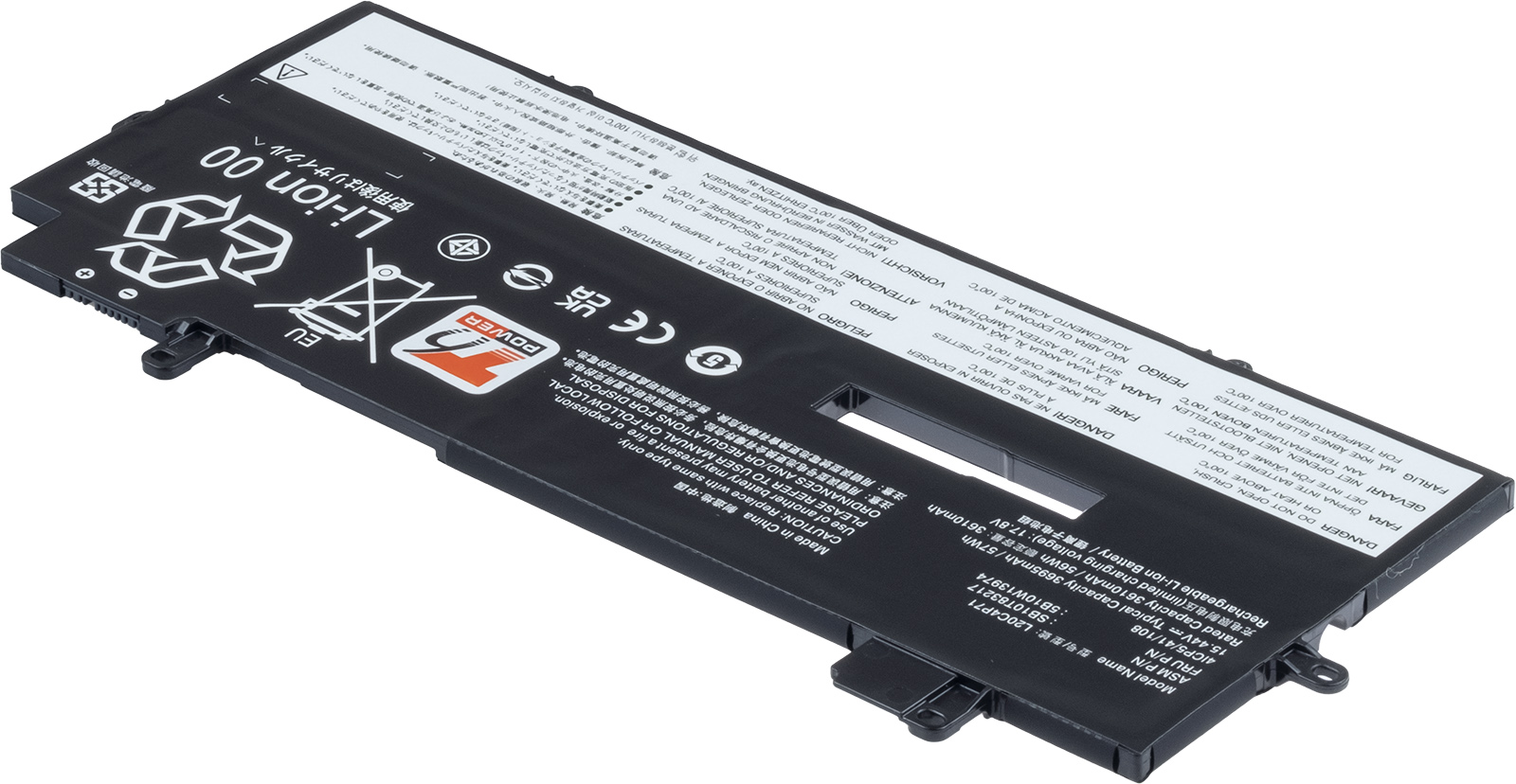 Obrázek Baterie T6 Power Lenovo ThinkPad X1 Carbon 9, 10, 11 Gen, 3695mAh, 57Wh, 4cell, Li-Pol