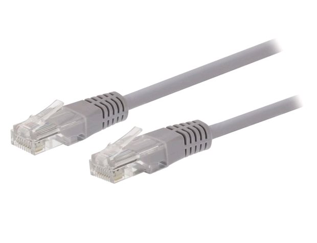 Obrázek Kabel C-TECH patchcord Cat5e, UTP, šedý, 1,5m