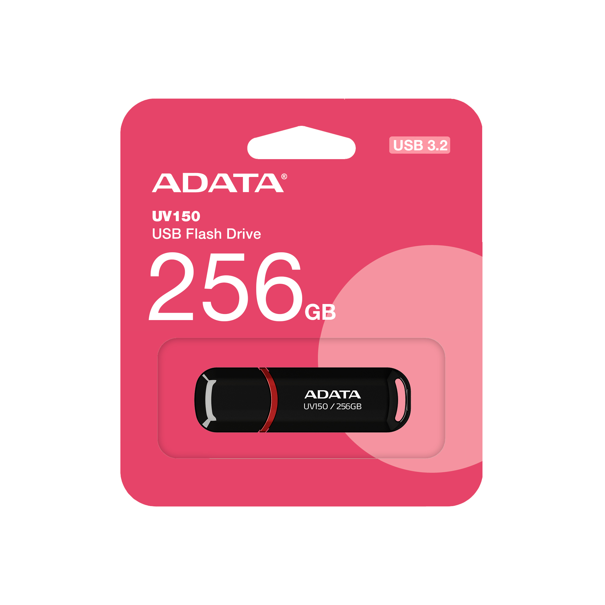 Obrázek ADATA UV150/256GB/USB 3.2/USB-A/Černá