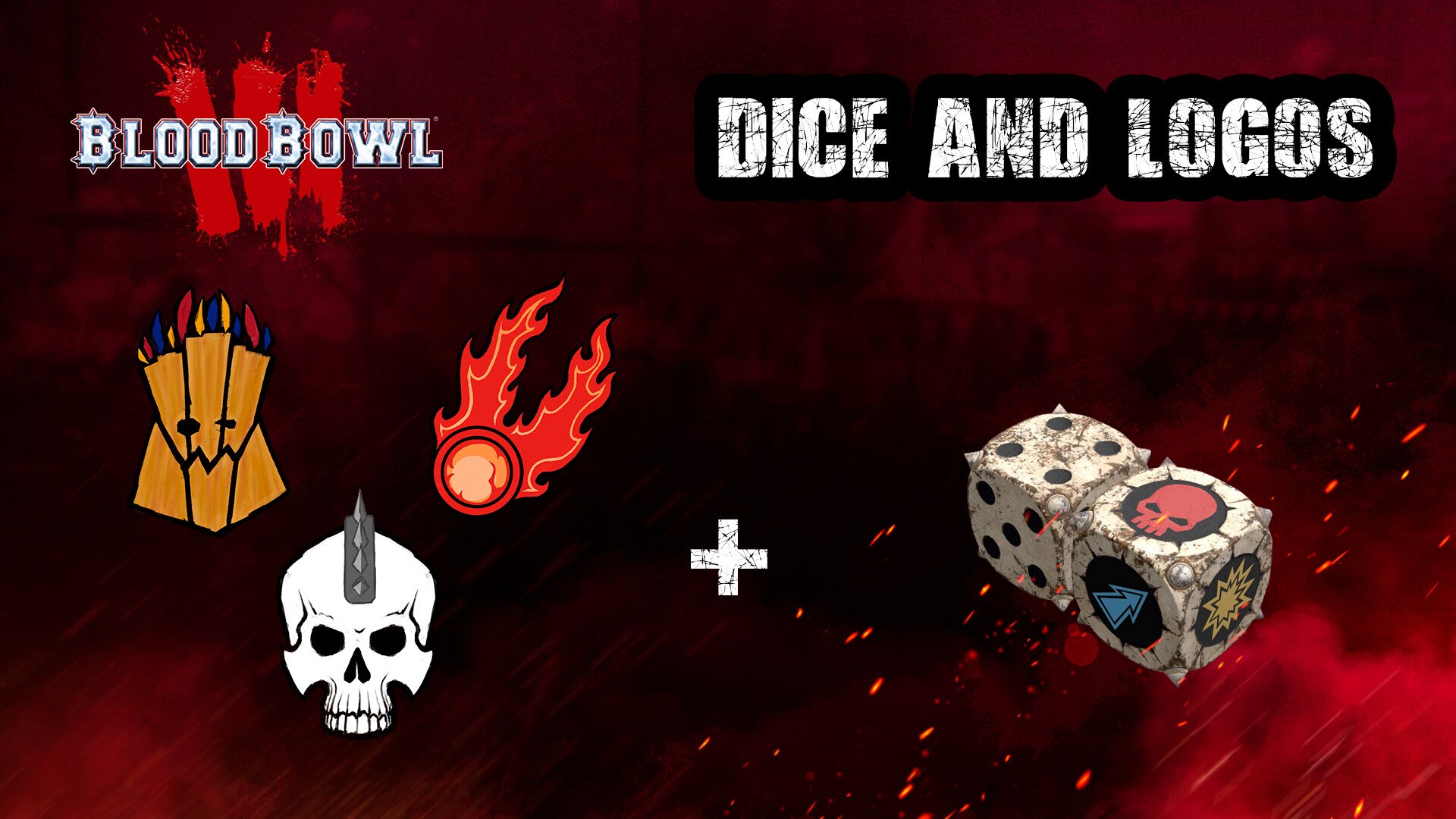 Obrázek ESD Blood Bowl 3 Dice and Team Logos Pack