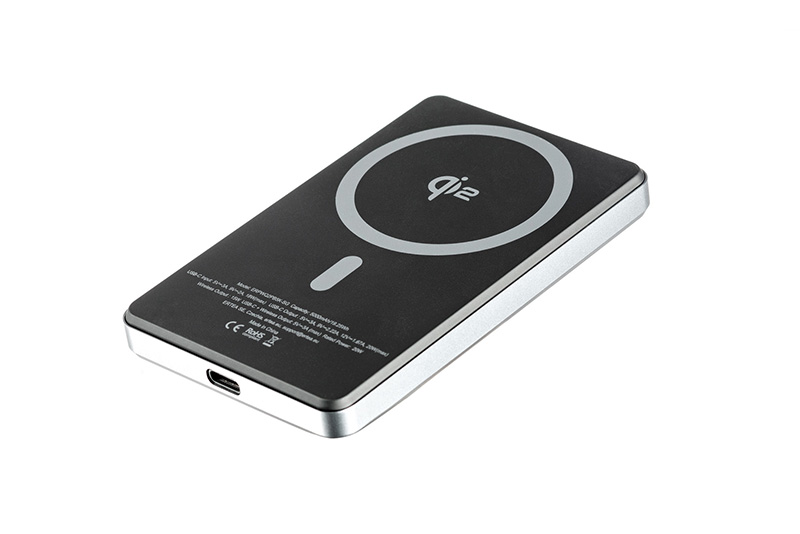 Obrázek ER POWER Qi2 Dual PowerBank 5000mAh with USB-C - Space Gray