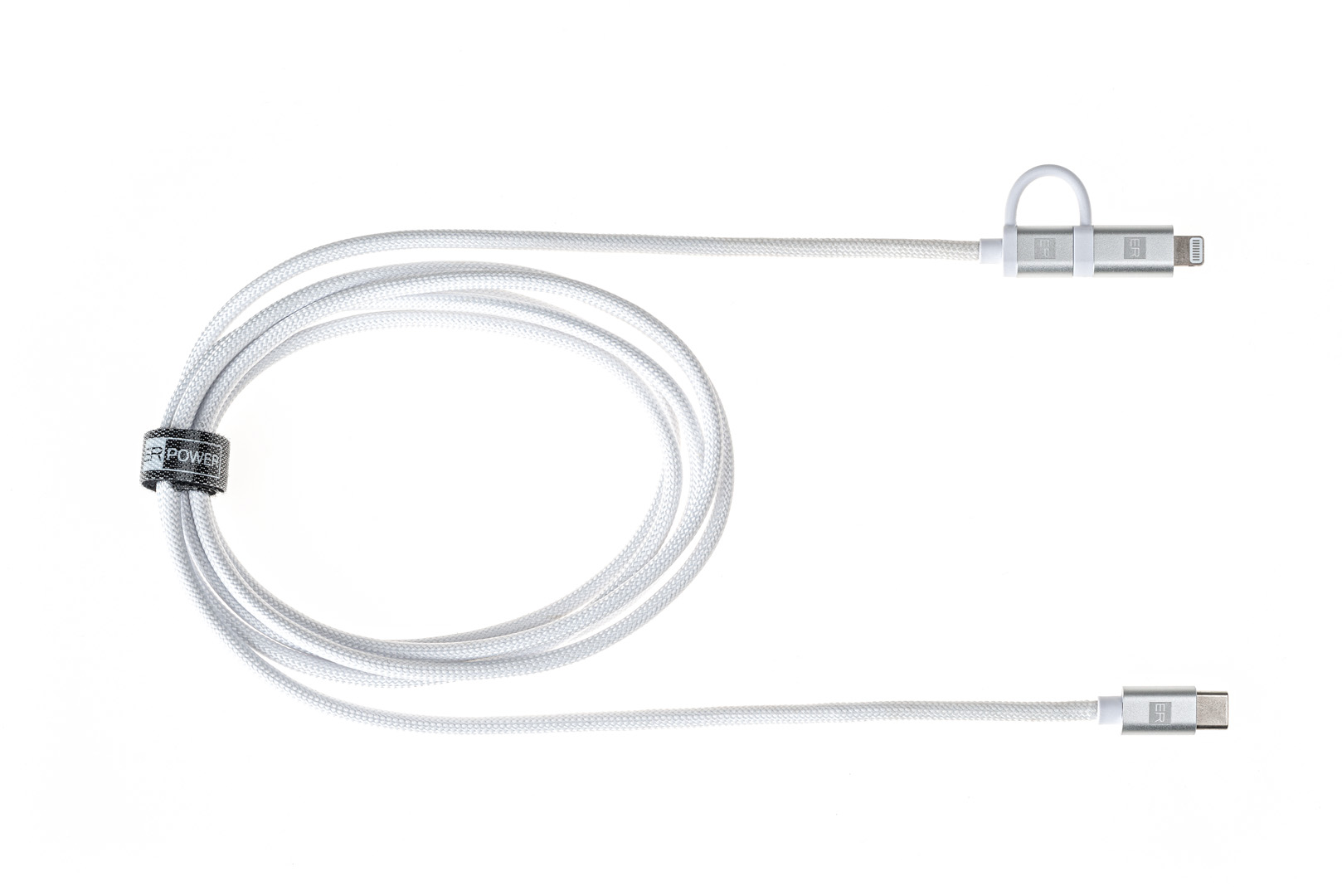 Obrázek Dual Cable USB-C C/L Mfi 100cm white