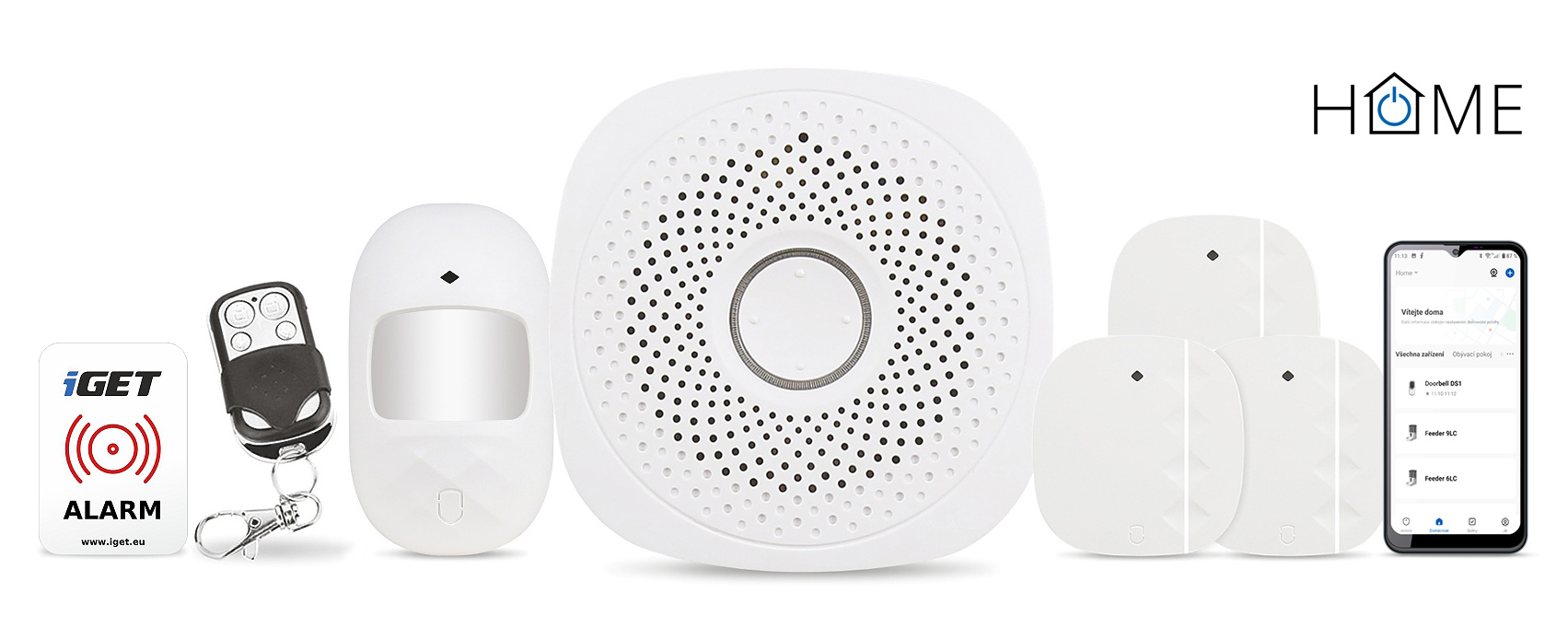 Obrázek iGET HOME X1 Advanced- Inteligentní Wi-Fi alarm, v aplikaci i ovládání IP kamer a zásuvek, Andr, iOS